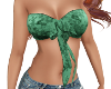 A| Green bow top