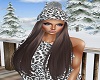 Leopard Hat w/ Lgt Brown