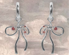 A. Silver Ruby Earrings