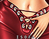 S. Leather pants red
