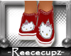 {BE}Hello kitty red vans