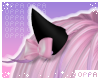 ♡ black horns | pink