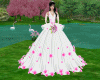 vestido noiva rosa