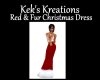 Red&Fur Christmas Dress