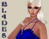 GOWN IN ROYAL BLUE
