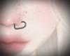 ᗢ heart nose ring