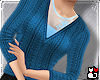 *Knit Sweater Teal
