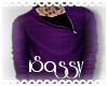 S| Classic Sweater Purp.