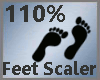 110% Feet Scale -M-