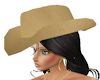 JMW~Tan Cowboy Hat (F)