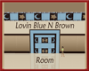 Blue N Brown Room