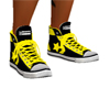 cool shoes yellow blk