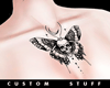 Skull Butterfly Tattoo