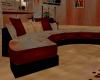 Red Blossom Sofa