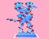 Ice Blue Love Statue 2