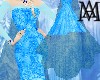 *Elsa Style Blue Gown 
