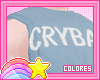 Crybaby Crop Top Blue