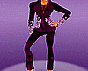 Lou eleg purple pantsuit