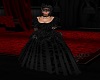 Gothic vampire gown blk