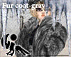 [Hie] Fur coat (Gray)