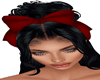 Rhea Black Red Bow