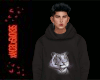 TIGER HOODIE BLACK