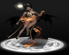 Night Moon Demon Black Gold Fantasy Outfit