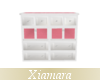 [X] White Pink Dresser