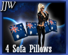 4 Sofa Aus Pillows