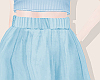 🍌 Blue buble skirt