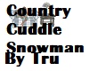 Country Snowman Cuddle