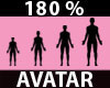 Avatar Resizer 180 %