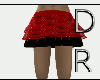 (DR) Red Mini Skirt