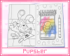 blue dog coloring book