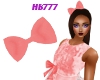 HB777 Hair Bow Pink