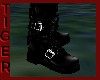 BLACK PUNK BOOTS