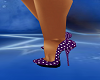 dk purple polkadot pumps