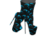 TEAL CREST MOON BOOTS