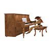 Country wood piano