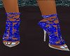 Blue Stone Heels
