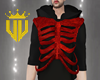 VV | Skelly Hoodie Red