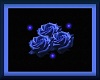 blue rose2 sticker