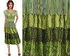 TF* Midi Green Skirt