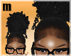 m. Yana Curl Bun Black