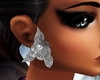 silver flower earrings 