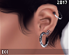 E. Silver Earrings