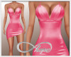 Satin Dress - Hot Pink