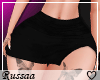 R♡ Skirt velvet black