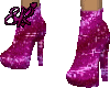 Pink sparkly boots