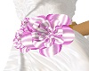 Waist White Pink Flower